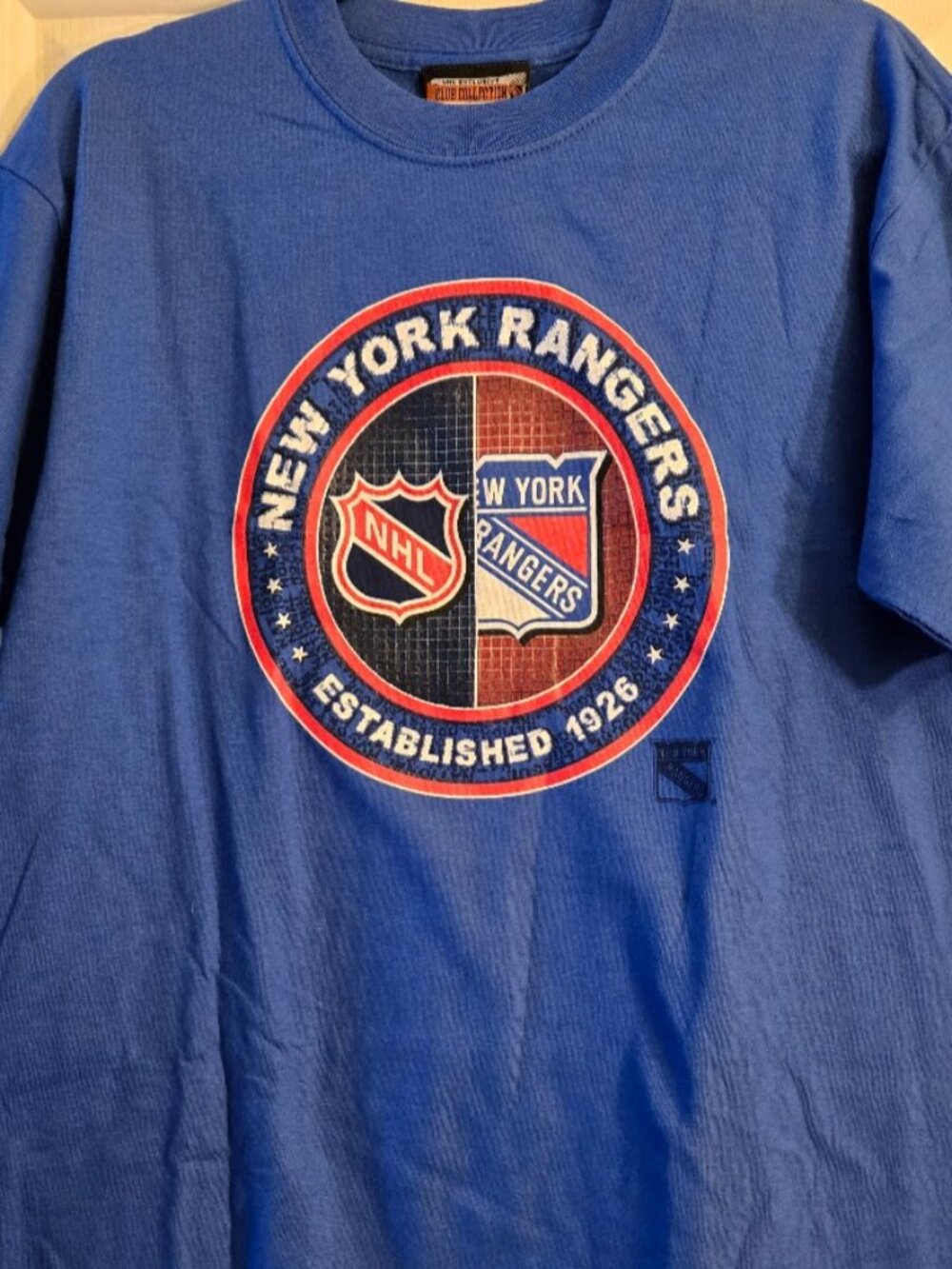 NHL Exclusive Club Collection New York Rangers Tee Shirt